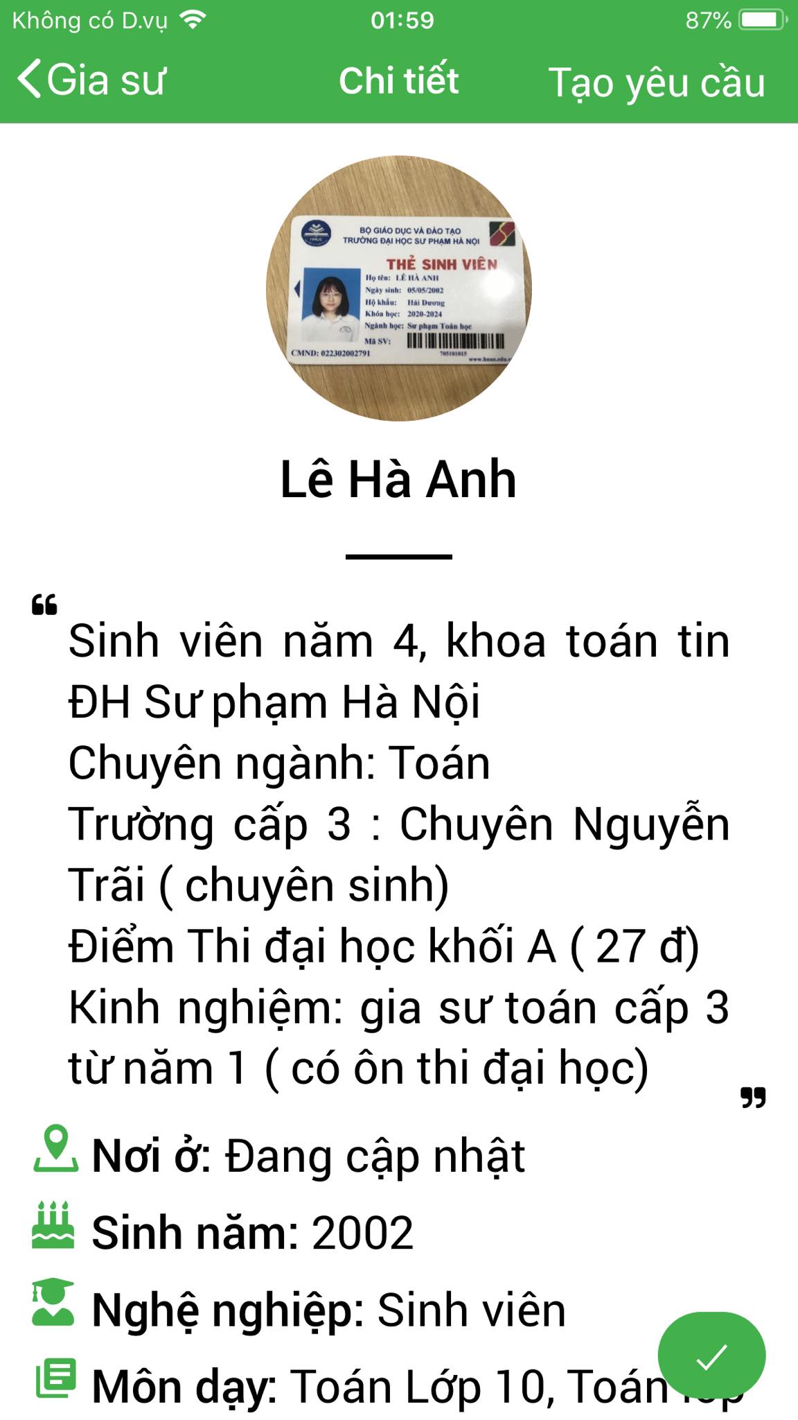dạy kèm toán